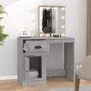 vidaXL Schminktisch mit LEDs Grau Sonoma 90x50x132,5 cm Holzwerkstoff 816774 Bild 3