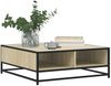vidaXL Couchtisch Sonoma-Eiche 80x80x30 cm Holzwerkstoff und Metall 848770 Bild 4