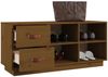 vidaXL Schuhbank Honigbraun 100x34x45 cm Massivholz Kiefer 820180 Bild 5