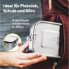 SILBERTHAL Lunchbox Brotdose Edelstahl 1200ml, Edelstahl, (1-tlg) Bild 3