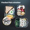 SILBERTHAL Lunchbox Brotdose Edelstahl 1200ml, Edelstahl, (1-tlg) Bild 2