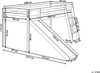 Halbhochbett Kiefernholz STAPLE 90 x 200 cm mit Rutsche Weiß Bild 2
