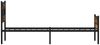 vidaXL Bettgestell ohne Matratze Räuchereiche 100x200 cm Holzwerkstoff 4017231 Bild 5