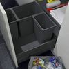 SO-TECH® Mülleimer eins2vier Abfallsammler Höhe: 310 mm, Volumen 17 Liter 230 x 306 mm dunkelgrau 5060 Bild 4