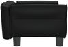 vidaXL Hundebett, Kunstleder, Schwarz, 70 x 45 x 30 cm Bild 4