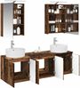 vidaXL Badezimmerschrank-Set 5 pcs Altholz Holzwerkstoff 3406437 Bild 3