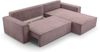 AX LIVING Cord Couch L Form – Cedria L+R Wohnlandschaft 287cm Lavendel Bild 4