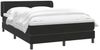 vidaXL Boxspringbett mit Matratze Schwarz 160x210 cm Samt 3317615 Bild 3