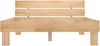 Ehebett Buche natur 160x200 Doppelbett Massivholz Holzbett Zubehör wählbar V-60. 80-16Federholzrahmen und Matratze inkl. Bild 5