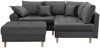 Home affaire Ecksofa Rice L-Form, Set, mit Bonnellfederkern, Hocker & Kissen, Ottomane beidseitig montierbar Bild 2