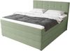 99rooms Madagaskar Boxspringbett Strukturstoff INARI Minze 180x200 cm Taschen-Federung Bild 3