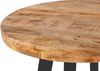 Esszimmertisch rund 120 cm Mangoholz naturfarben schwarz Adelina 134963972 Bild 5
