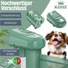 KIDIZ® Treppenschutzgitter Türschutzgitter ausziehbar bis 140/180cm | kindersicheres Treppengitter für Babys & Haustiere | Schutzgitter Treppen & Türen Absperrgitter inkl. Bodenanker & Montagezubehör Dunkelgrün, 0-140cm Bild 3