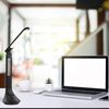 LED Tischleuchte, Touchdimmer, Uhrzeit, Wecker, Adapter Bild 2
