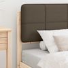 vidaXL Bettgestell mit gepolstertem Kopfteil Taupe 90 x 190 cm 877737 Bild 3
