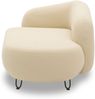 Gartenlounge Sofa 2-Sitzer Rechts Bratomila 177x79x105 Bezug in beige Bild 3