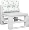 vidaXL Palettenkissen Blattmuster 50x40x12 cm Stoff 360553 Bild 3
