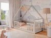 Kinderbett Bapol mit Lattenrost Flex aus Buchensperrholz (Farbe: Cashmere) Bild 3