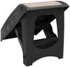 vidaXL Hundetreppe Klappbar Schwarz 62 x 40 x 49,5 cm Bild 5