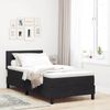 vidaXL Boxspringbett mit Matratze Schwarz 100 x 200 cm Samt 3339154 Bild 1