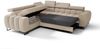 Ecksofa Schlafsofa BASTIEN in Stoff Aragon Orange Seite Universal Bild 3