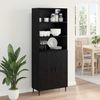 vidaXL Highboard Schwarz Eichen-Optik 69,5 x 34 x 180 cm 3416139 Bild 4