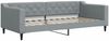 vidaXL Tagesbett Ausziehbar mit Schubladen Hellgrau 90x200 cm Stoff 3197462 Bild 4