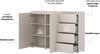 OTTO home Highboard Modo, Breite 150 cm, moderne grifflose Kommode 2Türen/4 SK, Schubladenkommode mit viel Stauraum, Einlegeböden verstellbar Bild 4