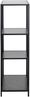 Regal >Carney< in Schwarz/matt aus Metall - 77x114x35cm (BxHxT) Bild 3