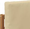 vidaXL Outdoor-Sofagarnitur mit Kissen 3 pcs Natur und Beige 3365936 Bild 5