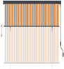 vidaXL Außenrollo 140x250 cm Gelb und Blau 145968 Bild 3