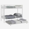 ANYSUN Etagenbett Stockbett, 2 Farben (Set, Bett), 3 Liegeflachen mit Leiter Bild 2