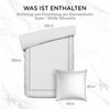 Pure cottom Bettwäsche Baumwoll-Satin Bettwäsche taupe/weiß, Baumwoll-Satin, verschiedene Größen Bild 3