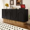 Moderner Sideboard-Schrank 160x75x38 cm – elegantes Design mit 4 Türen und viel Stauraum Bild 5