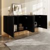 Moderner Sideboard-Schrank 160x75x38 cm – elegantes Design mit 4 Türen und viel Stauraum Bild 4