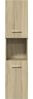 vidaXL Badezimmerschrank Sonoma-Eiche 30x30x130 cm Holzwerkstoff 849635 Bild 5