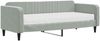 vidaXL Tagesbett mit Matratze Hellgrau 90x200 cm Samt 3197039 Bild 2