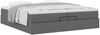 vidaXL Ottoman-Bett mit Matratzen Dunkelgrau 200x200 cm Stoff 3311135 Bild 5