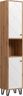 Places of Style Hochschrank Tarragona (1-St) Breite 36 cm, 2 Türen, Retro Metallfüße, matt, braune Holzoptik / weiß Bild 5