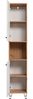 Places of Style Hochschrank Tarragona (1-St) Breite 36 cm, 2 Türen, Retro Metallfüße, matt, braune Holzoptik / weiß Bild 2