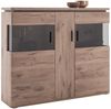 Highboard Modesto / Modena, Holzwerkstoff, Holzfarben, 150 x 124 x 38 cm Bild 3