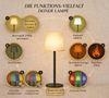 Coen Bakker Deco BV LED Außen-Tischleuchte Akku Tischlampe Multicolor mit 8 Einst. IP44, verschiedene Lichteffekte, LED fest verbaut, Kaltweiß, Warmweiß Bild 3
