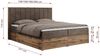 Boxspringbett, Schlafzimmerbett, Bettkasten - BELLISSIMO - 140 x 200 cm - Braun Velvet - H3 Bild 5
