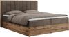 Boxspringbett, Schlafzimmerbett, Bettkasten - BELLISSIMO - 140 x 200 cm - Braun Velvet - H3 Bild 4