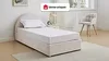 Vente-unique - LIRIMO Bett Stoff Beige - B 202 cm x H 87 cm x L 103 cm Bild 2
