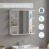 Relaxdays Spiegelschrank mit 8 Ablagen Bild 3