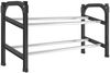 vidaXL Schuhregal mit 2 Ablagen Ausziehbar 119x24x37 cm 344369 Bild 2