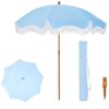 PHI VILLA Sonnenschirm, ideal für Strand- und Gartenaktivitäten, Stabiler Sonnenschirme für Sand mit Neigepfosten UV-Schutz 50+ Bild 4