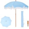PHI VILLA Sonnenschirm, ideal für Strand- und Gartenaktivitäten, Stabiler Sonnenschirme für Sand mit Neigepfosten UV-Schutz 50+ Bild 5