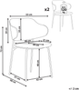 Esszimmerstuhl 2er Set KENAI Creme Bild 2